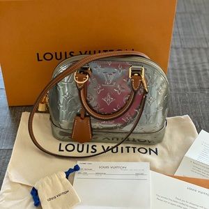 Louis Vuitton Alma BB Veris Metallic Silver